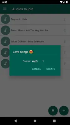 Audio Joiner android App screenshot 4